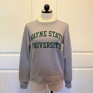 Wayne State University Gray college Sweatshirt | size S